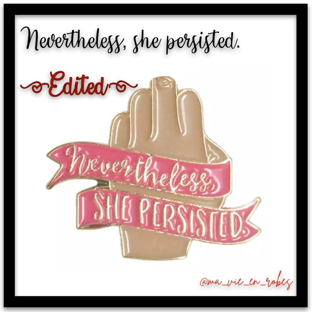 “Nevertheless She Persisted” Historic Moment 🇺🇸